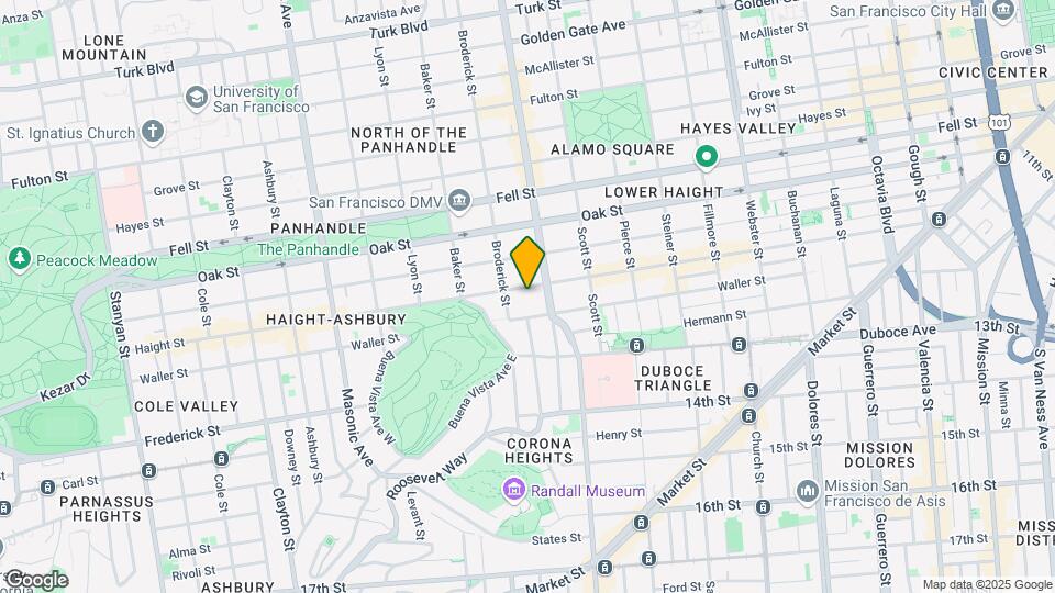 943-945 Haight St Map and Location Details
