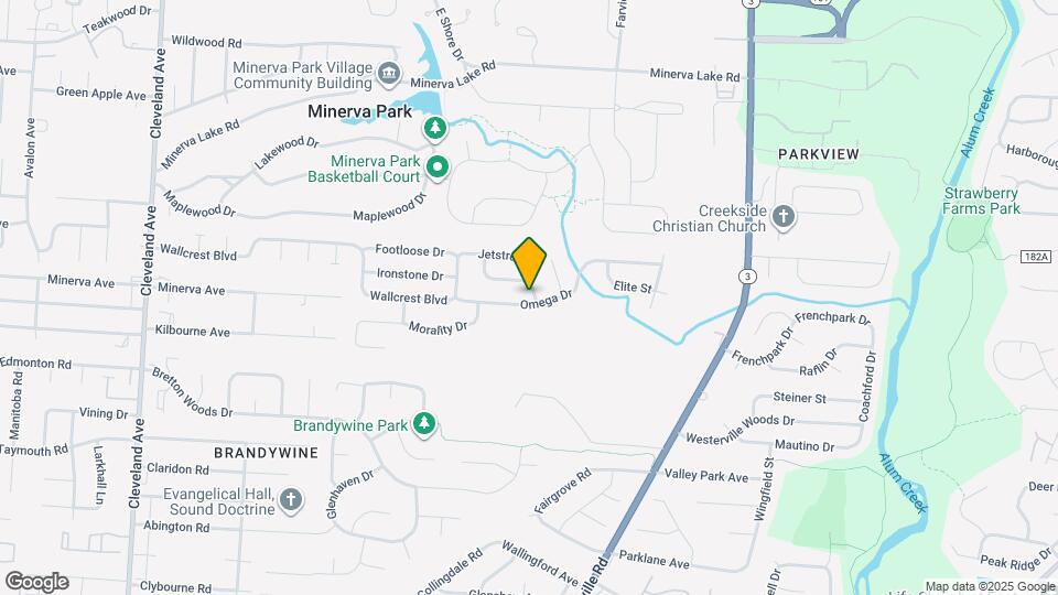 3180 Omega Dr Map and Location Details