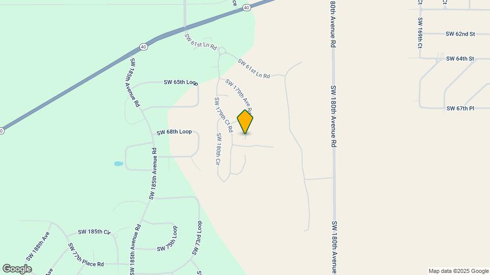 6944 SW 179th Ave Rd Map and Location Details