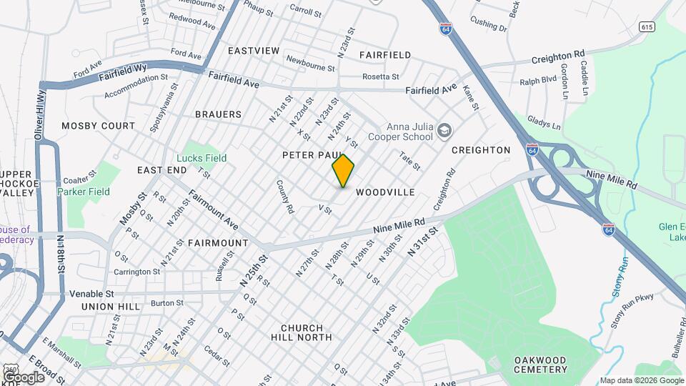 1607 Peter Paul Blvd Map and Location Details