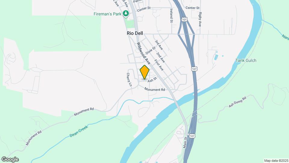 206 Ash St Map and Location Details