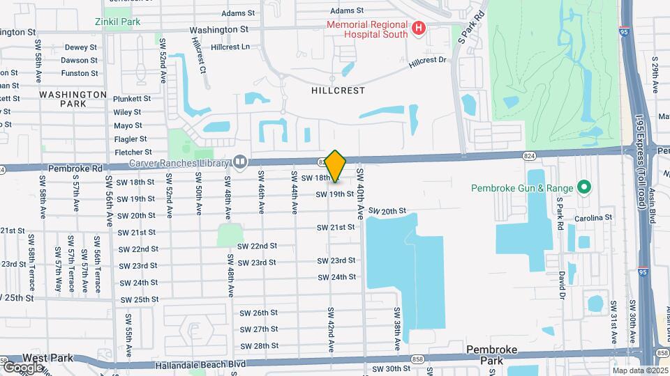 4145-4151 SW 19th St Mapa y Detalles de la Ubicación