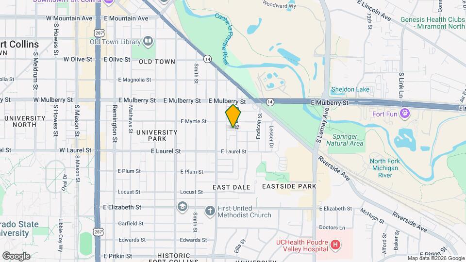 607 Cowan St Mapa y Detalles de la Ubicación