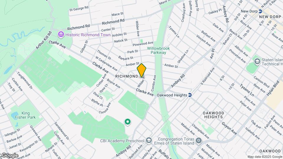 274 Wilder Ave Map and Location Details