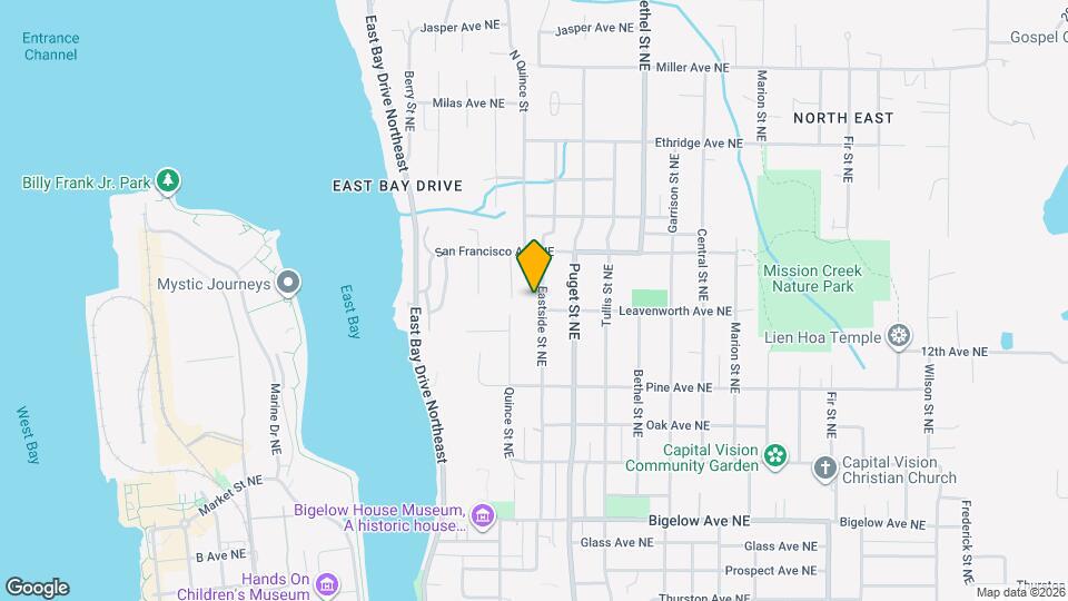 1307 Eastside St NE Map and Location Details