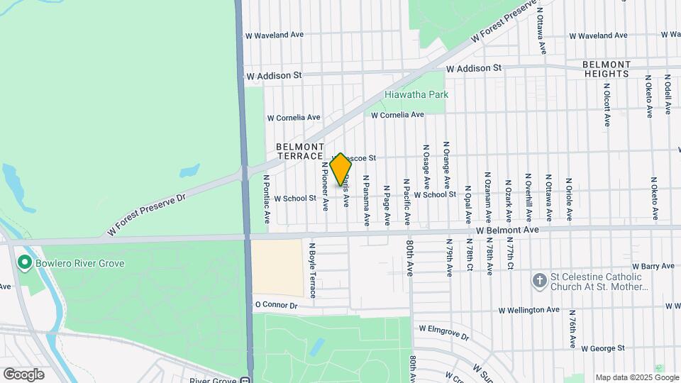 3304 N Paris Ave Map and Location Details