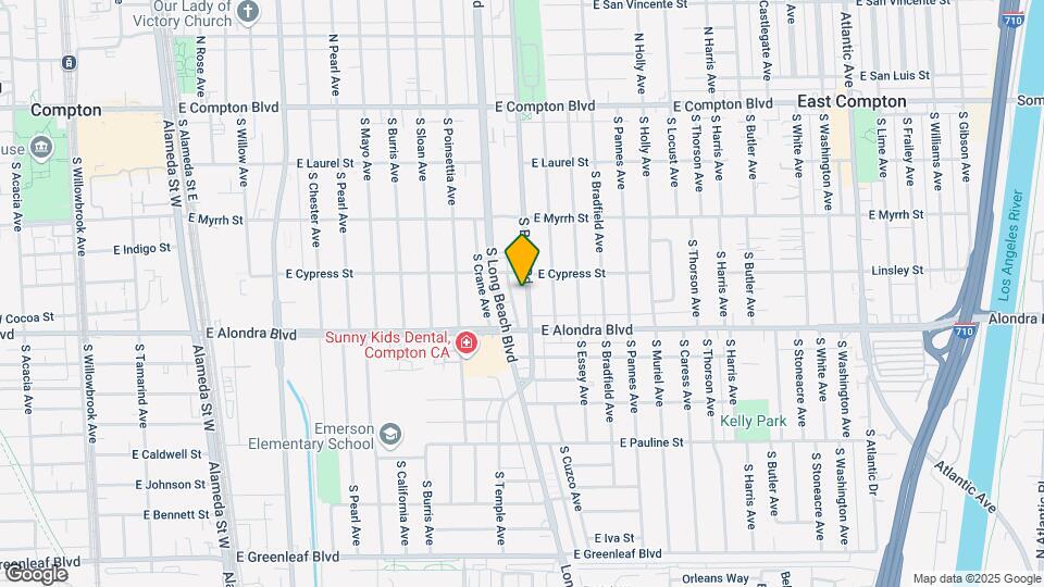 715 S Bullis Rd Map and Location Details