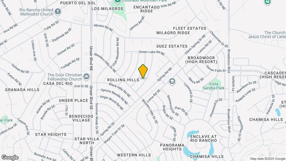 89 Arizona Sunset Rd NE Map and Location Details