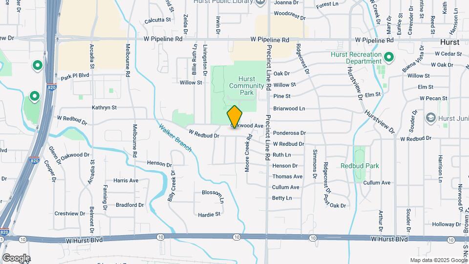 852 W Redbud Dr Map and Location Details