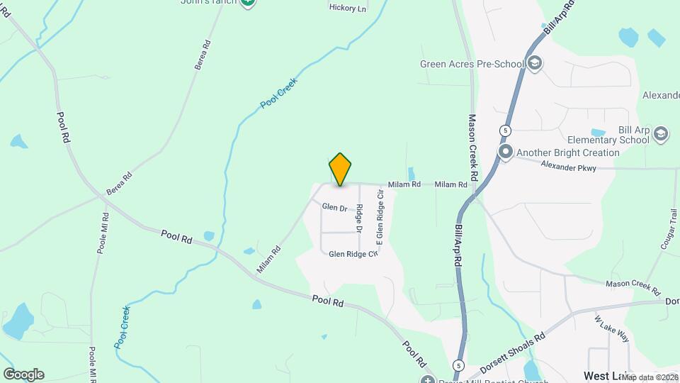 7268 Milam Rd Map and Location Details