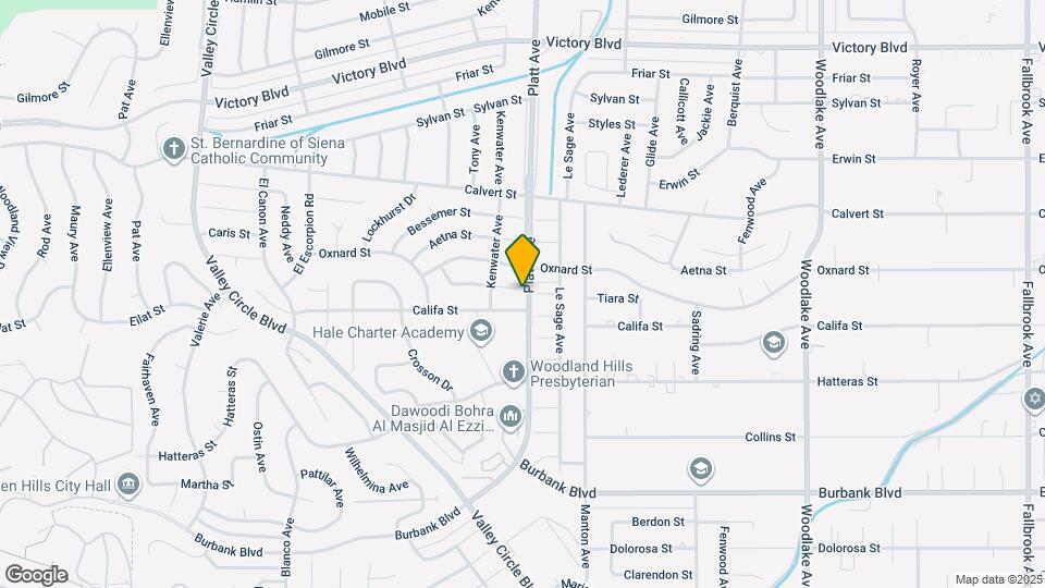 23700 Tiara St Map and Location Details