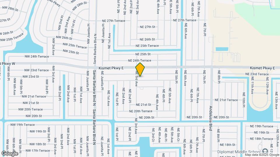 305 NE 23rd St Map and Location Details