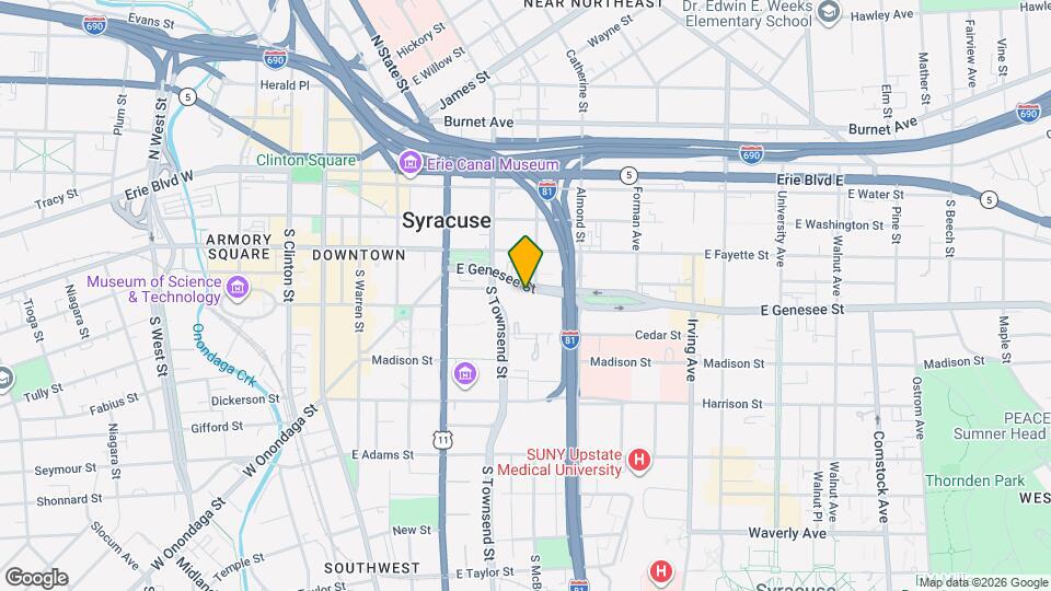 Jefferson Tower Map and Location Details