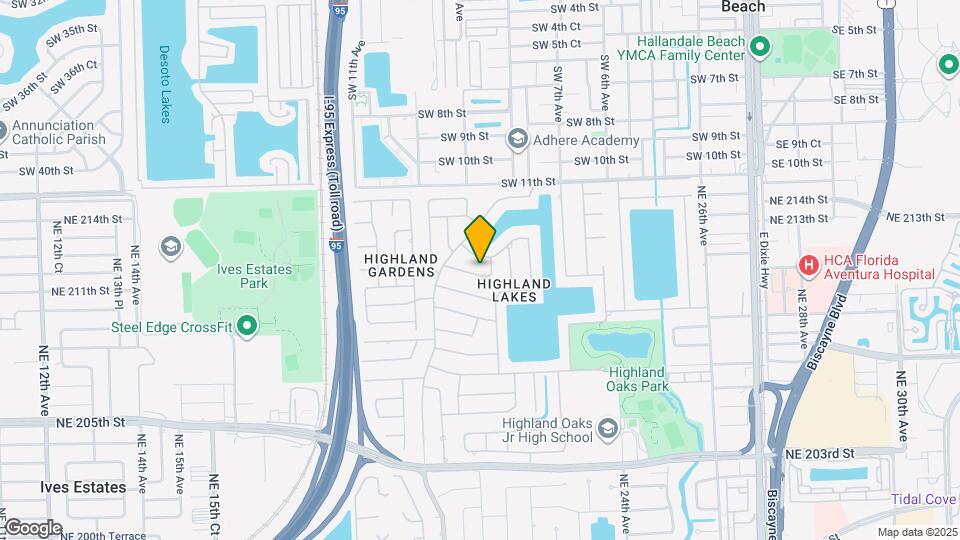 2101 NE 211th Terrace Map and Location Details