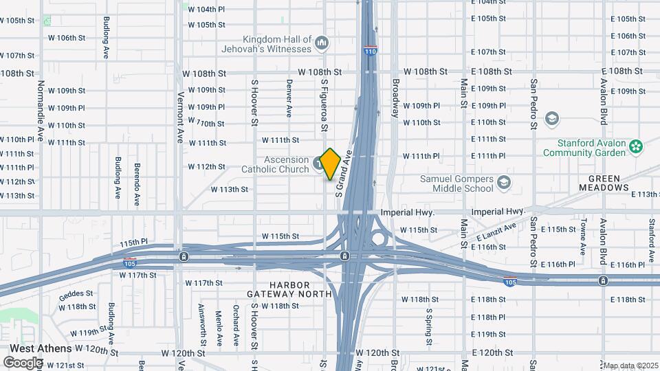 11216 S Figueroa St Map and Location Details