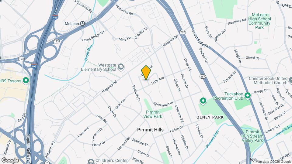 1803 Olmstead Dr Map and Location Details