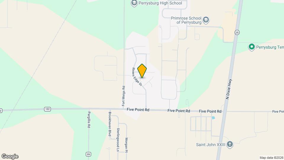 Rivers Edge Villas Map and Location Details