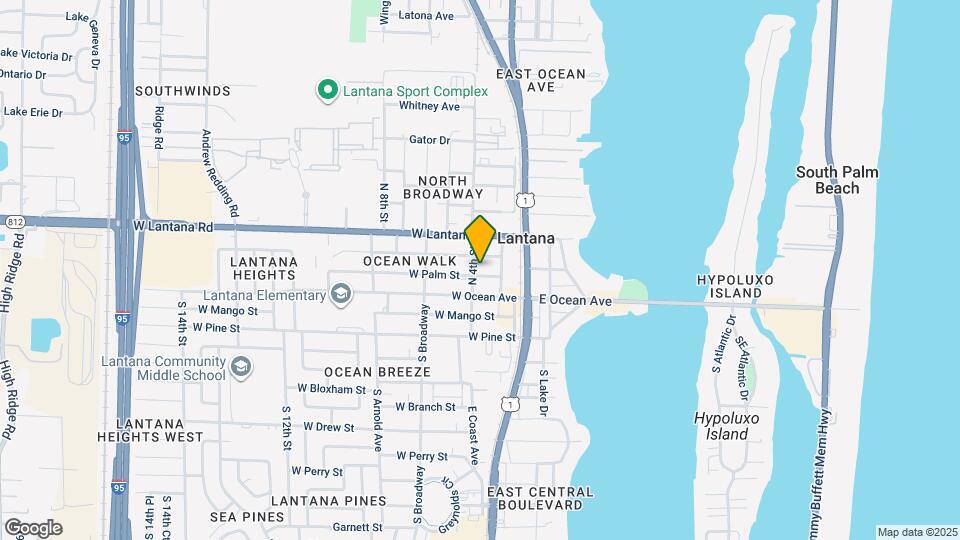 323 W Palm St Mapa y Detalles de la Ubicación
