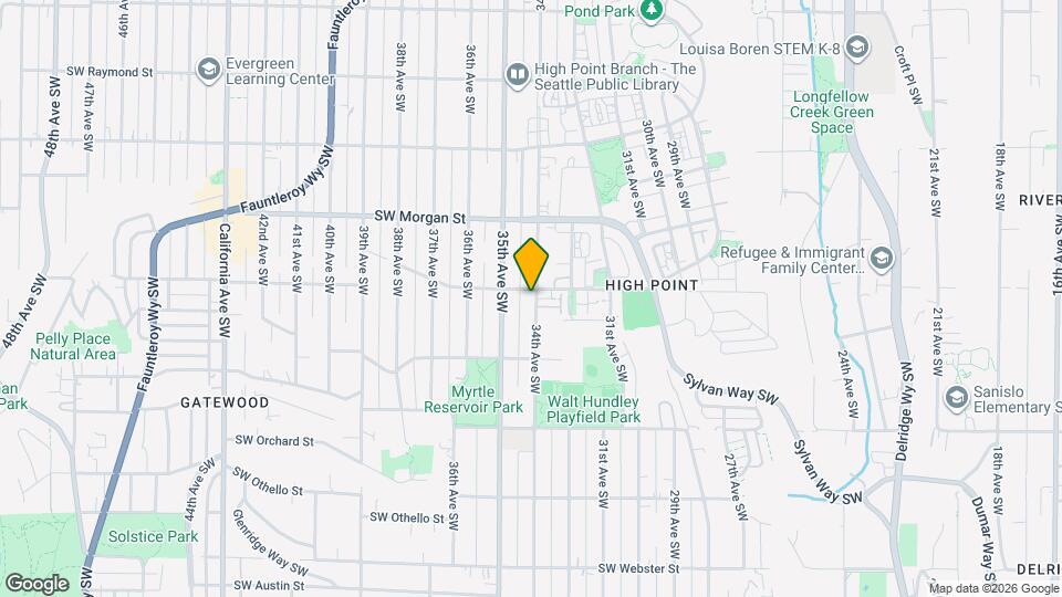 6707 34th Ave SW Map and Location Details