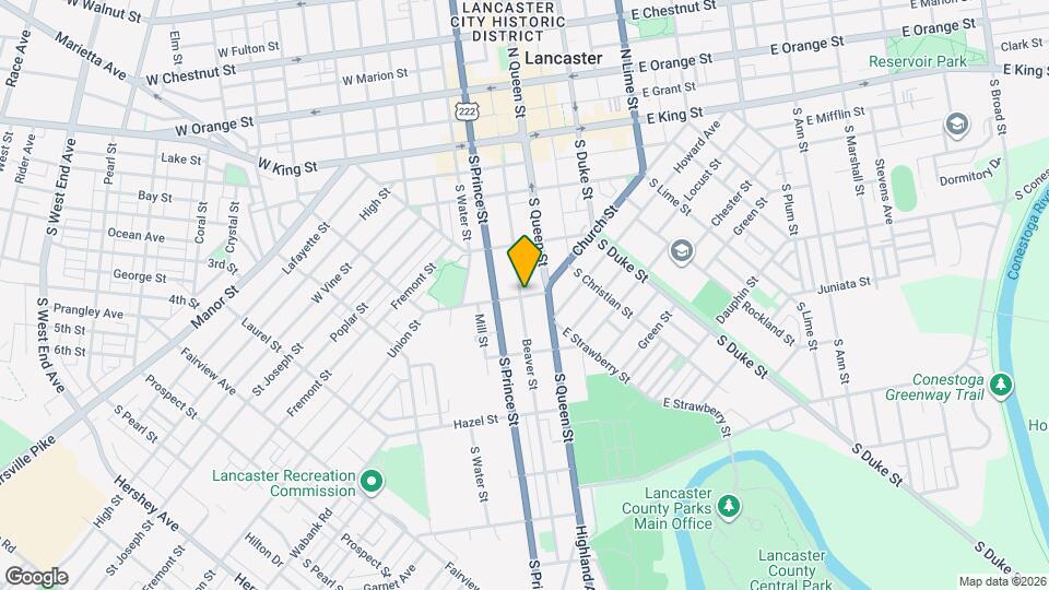 25 Conestoga St Map and Location Details