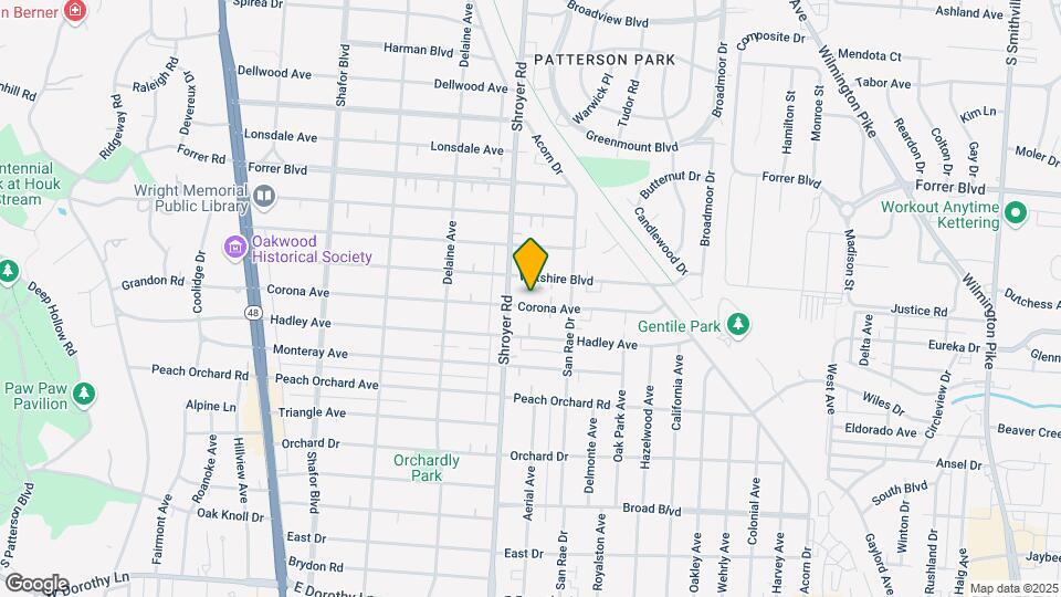 521 Corona Ave Map and Location Details