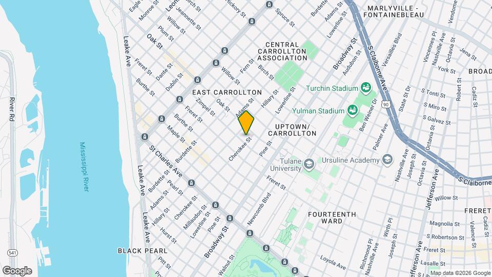 1126 Cherokee St Mapa y Detalles de la Ubicación