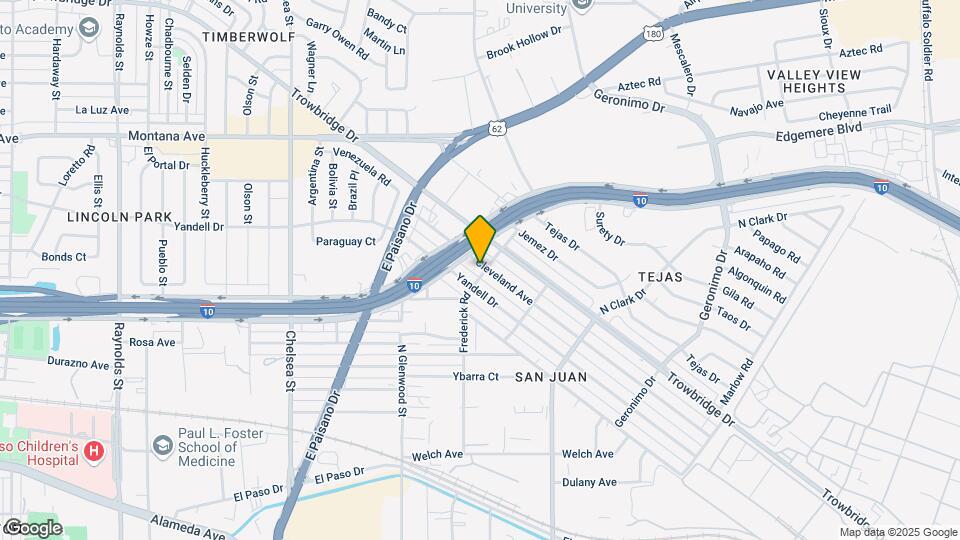 5860 Cleveland Ave Map and Location Details