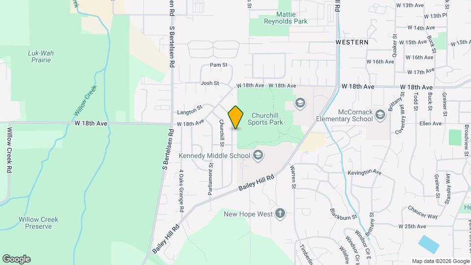 2035 Harvard Dr Map and Location Details