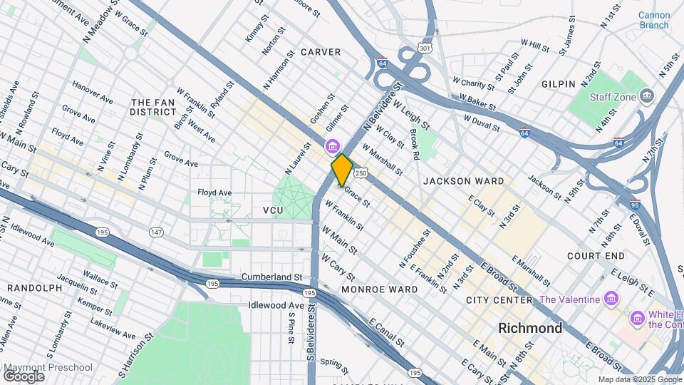 503 W Grace St Map and Location Details