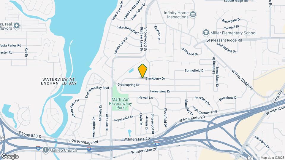 7006 Blackberry Dr Map and Location Details