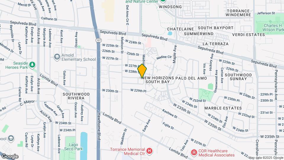22823 Madrona Ave Mapa y Detalles de la Ubicación