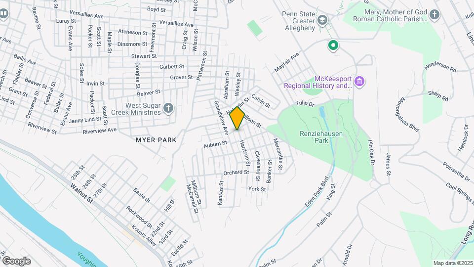 2206 Harrison St Map and Location Details