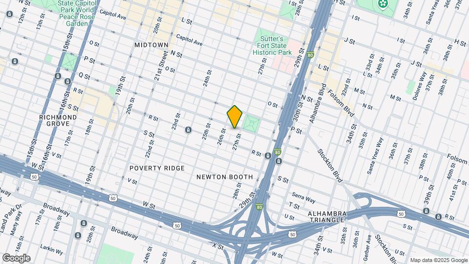 2620 Q St Mapa y Detalles de la Ubicación