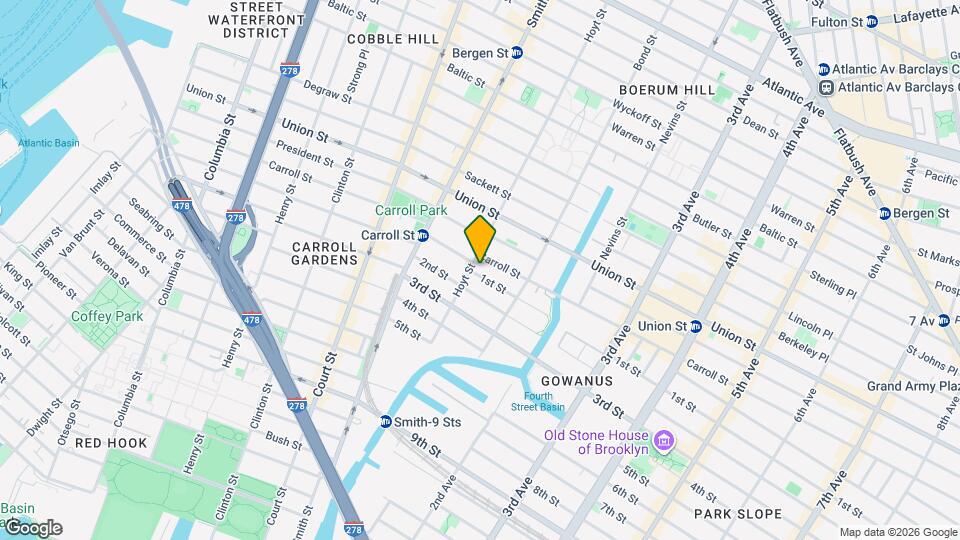 9 1st St, Unit 1 Mapa y Detalles de la Ubicación