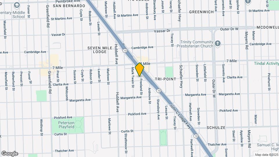 18911 Freeland St Map and Location Details