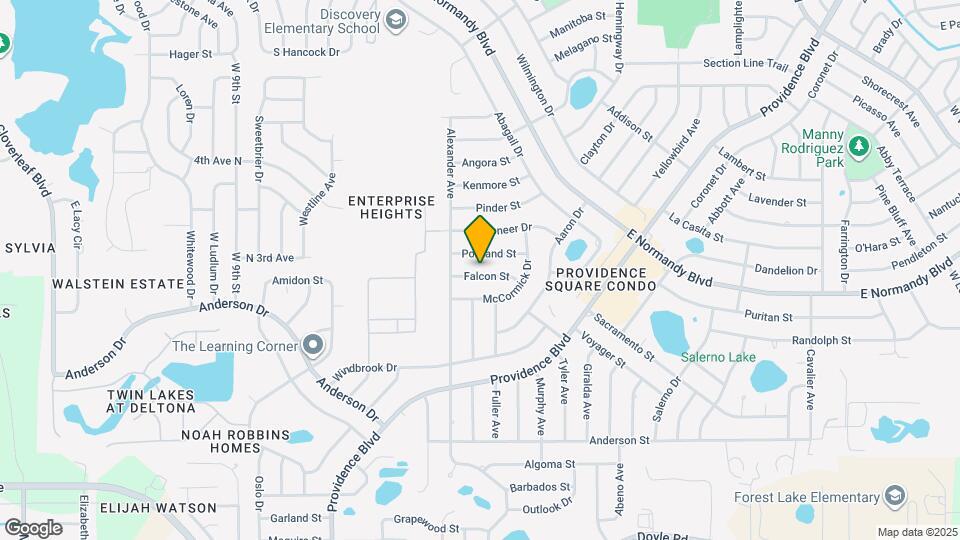 1034 Falcon St Map and Location Details