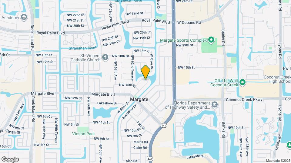 1553 W River Dr Map and Location Details