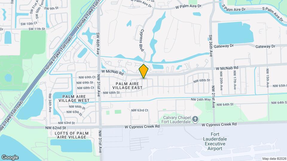 6864 NW 28th Ave Map and Location Details