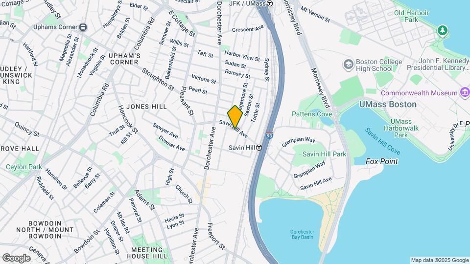 77 Savin Hill Ave Mapa y Detalles de la Ubicación