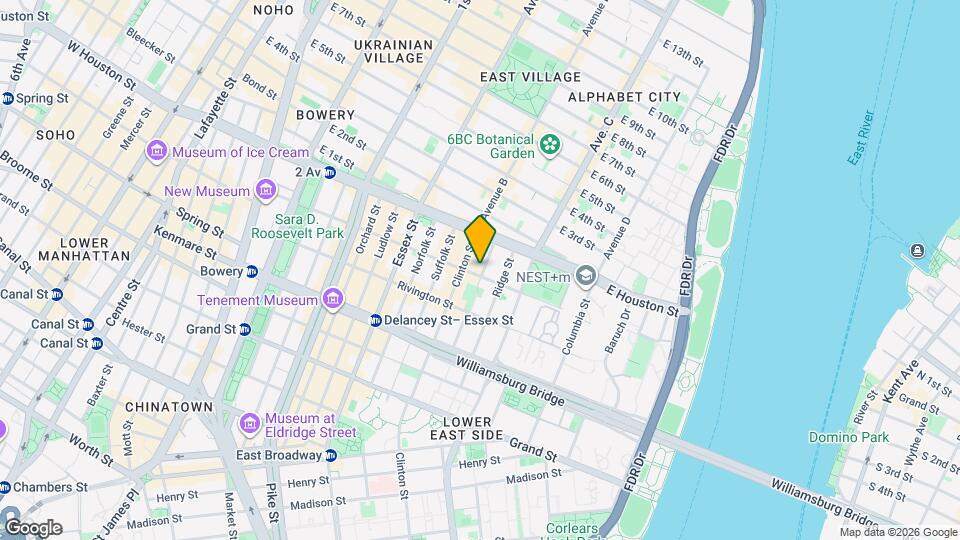 184 Stanton St Map and Location Details