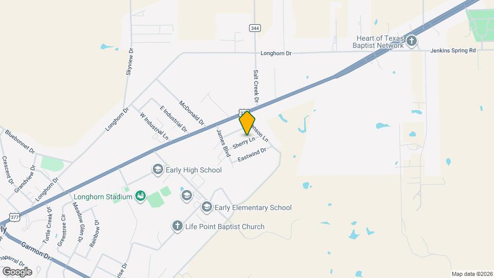 1312 Sherry Ln Map and Location Details