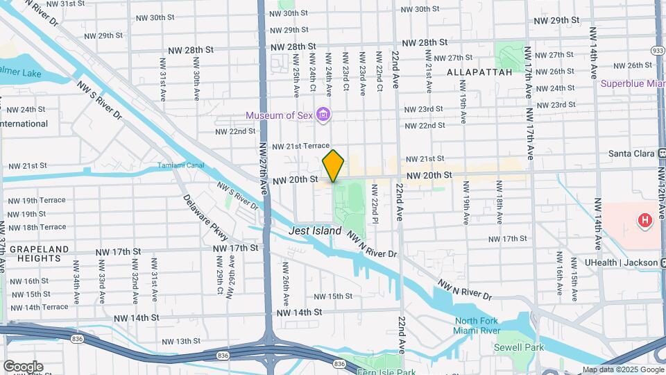 1967 NW 24th Ave Map and Location Details