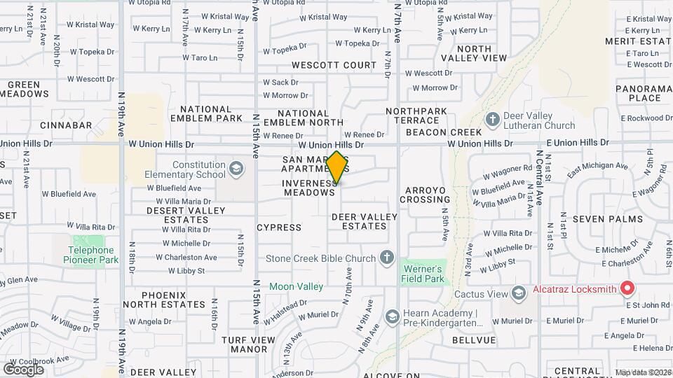 18238 N 10th Dr Map and Location Details