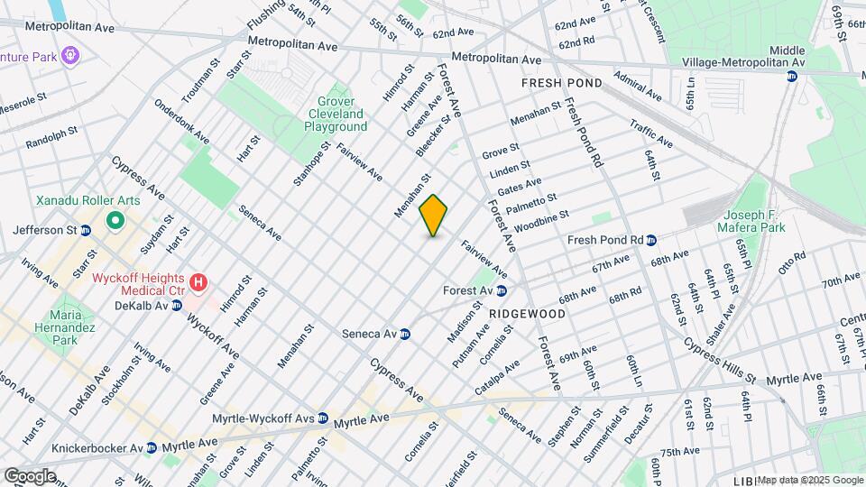 1920 Linden St Mapa y Detalles de la Ubicación