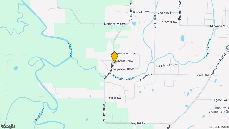 1802 Tunsel Rd SW Map and Location Details