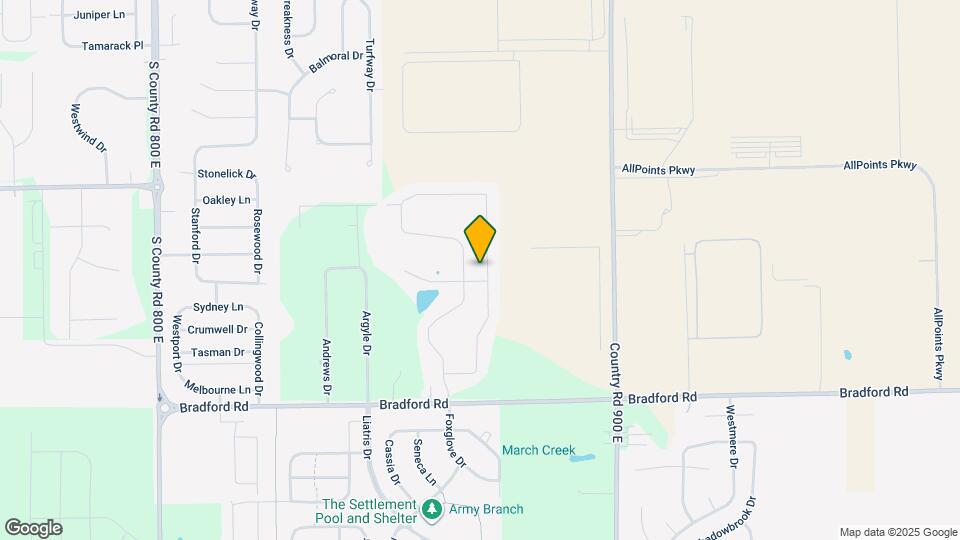 1694 Wedgewood Pl Map and Location Details