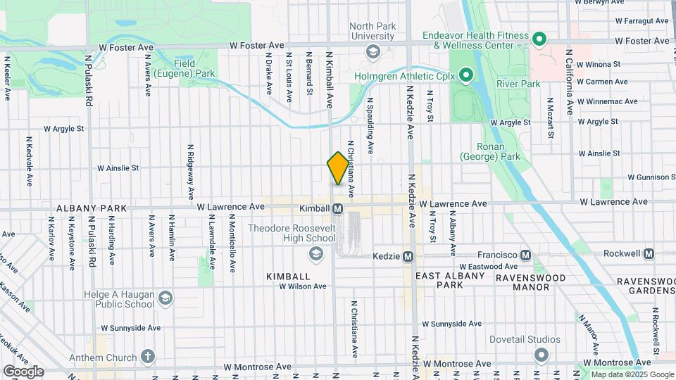 4821 N Kimball Ave, Unit #3B Map and Location Details