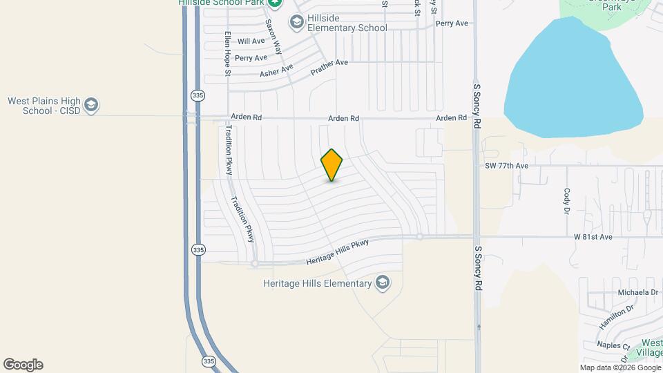9405 Sydney Dr Map and Location Details