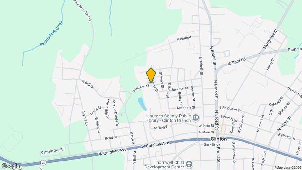 700 Jefferson St Map and Location Details