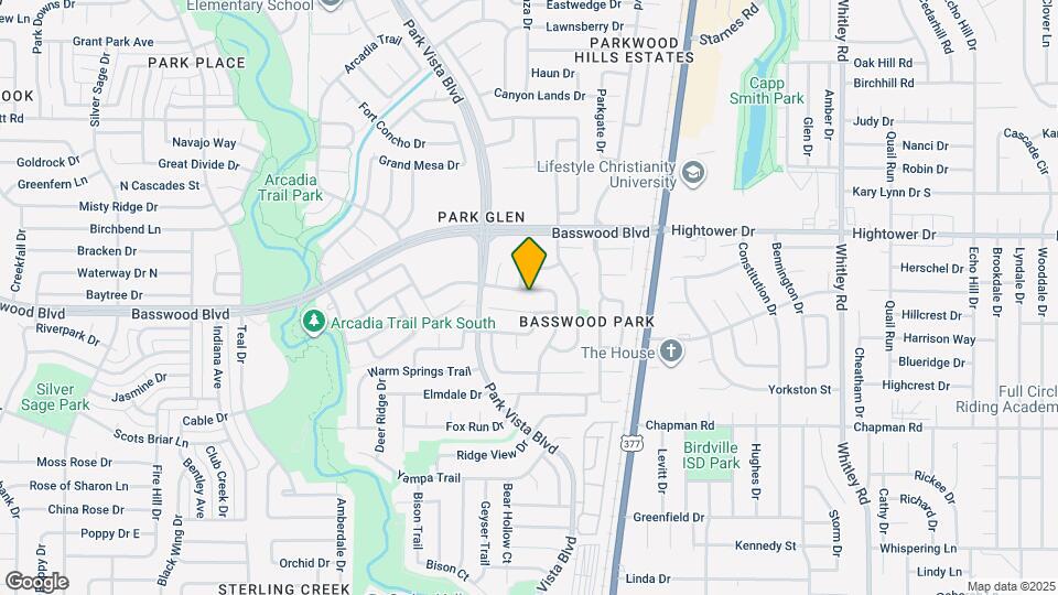 5504 Big Bend Dr Map and Location Details